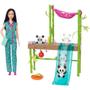 Imagem de Barbie Profissões Cuidados E Resgate De Pandas HKT77 Mattel