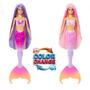 Imagem de Barbie Sereia Cores Mágicas Cabelo Rosa - Hrp96 - Mattel