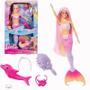 Imagem de Barbie Sereia Cores Mágicas Cabelo Roxo Color Change