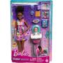 Imagem de Barbie Skipper Com Bebê Vestido Arco-Íris HTK34 Mattel