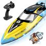 Imagem de Barco RC DEERC Brushless a mais de 30 mph de velocidade com alarme que nunca vira