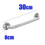 Imagem de Barra Apoio Inox Kit 3 Alças 30cm 1 Alça 60cm Banheiro Acessibilidade Idoso Cadeirante Segurança Box Corrimao