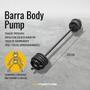 Imagem de Barra Body Pump Para Musculação Agachamento + Presilhas presente para Treino Academia Fitness Treinamento Profissional Musculação Anilhas 120 cm Peso