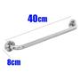 Imagem de Barra de Apoio 40cm Aço Inox Kit 11 Unidades Idoso Deficiente Banheiro Box Corrimao Escada Acessibilidade Cadeirante Suporte Resistente