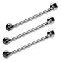 Imagem de Barra de Apoio 40cm Alça Inox Kit 3 Unidades Gestante Cadeirante Idoso Acessibilidade Suporte Acidente Escada Corrimao Banheiro Segurança
