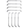 Imagem de Barra de Apoio 70cm Aço Inox Kit 8 Unidades Idoso Gestante Criança Banheiro Box Segurança Proteçao Suporte Resistente Acessibilidade