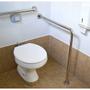 Imagem de Barra de Apoio em L 60x70cm Alo para Banheiro com Acessibilidade prata