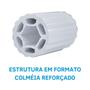 Imagem de Barra de Apoio Reta PVC 30cm Astra Branca ABNT NBR 9050:2015