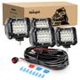 Imagem de Barra de Luz LED Nilight ZH416 - 4 Peças, 10cm, 60W (Combo Flood & Spot)