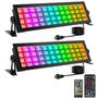Imagem de Barra de Luz LED OPPSK 96W RGBCW para Lavagem de Palco - Pacote com 2 - IP66
