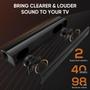 Imagem de Barra de som Saiyin 40W para TV com Bluetooth/Óptico/AUX 43cm