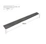 Imagem de Barra Ferro Chato 25,4mm X 3,17mm - 1X1/8 Gerdau 50cm 9un