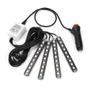 Imagem de Barra Led Neon RGB Interno Meriva 2008 2009 2010 2011 2012 Luz Interna Controle Tunning Automotivo Carro Barato
