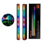 Imagem de Barra Led RGB Sensor De Som Gamer USB Decorativo C/ Suporte