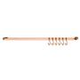 Imagem de Barra Piatina 30cm com 6 Ganchos Rose Gold