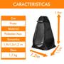 Imagem de Barraca Banheiro Iglu Para Camping Tenda Portátil Cor Preto