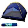 Imagem de Barraca Camping 4 Lugares Porta Dupla Azul IWBC4P IMPORTWAY