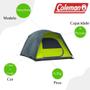 Barraca Camping Amazônia Coleman 6 Pessoas - Cinza e Verde Imagem de Barraca Camping Amazônia Coleman 6 Pessoas - Cinza e Verde