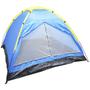 Imagem de Barraca de Camping Acampamento Praia 4 Pessoas Iglu com Bolsa de Transporte Azul Importway IWBC-4P