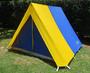 Imagem de Barraca de Camping Modelo Canadense Natura 5 Lugares Gripa Tents Padrão Azul Royal & Amarela