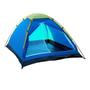 Imagem de Barraca de Camping Tipo Iglu Azul MOR para 3 Pessoas Fácil Montagem Leve Com Sacola de Transporte