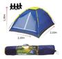 Imagem de Barraca iglu 4 pessoas 2,10 x 2,10 x 1,30 cm  mor - camping