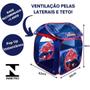 Imagem de Barraca Infantil Bolinhas Tenda Homem Aranha Casa Menino Kit