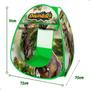 Imagem de Barraca Infantil Cabaninha Toca Dos Dinossauros Dobrável Camping Brinquedo Menino