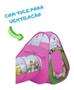 Imagem de Barraca Infantil Princesas 3 em 1 com Túnel Cesta e Casinha - DM Toys