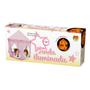 Imagem de Barraca Infantil Tenda Cabana Castelo Princesas C/ Luzes Led - Dm Toys