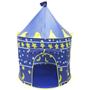 Imagem de Barraca Infantil Toca Dobrável Castelo Menino Cabana Tenda Divertida Azul Brinqway BW-068AZ