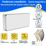 Imagem de Barras Magnéticas de Neodímio Super Fortes (4 Peças) - Formato Retangular e Resistente