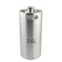 Imagem de Barril Keg Growler  Aço Inox Para Cerveja - Capacidade 3,6 L  Chopp