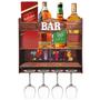 Imagem de Barzinho Bar Porta Copos Garrafas De Whisky