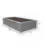 Imagem de Base Box Baú 88cm Suede Multi JSW