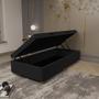 Imagem de Base Box Baú 88cm Suede Multi JSW