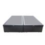 Imagem de Base Box Baú Blindado Queen Bipartido AColchoes Sintético Cinza 41x158x198