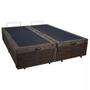 Imagem de Base Box Bau Casal Bipartido Premium Santo Box Suede 47x138x188