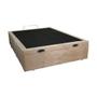 Imagem de Base Box Baú Casal Santo Box Suede Bege 47x138x188