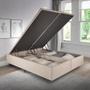 Imagem de Base Box Baú Queen 158x198 cm Linho Bege