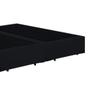 Imagem de Base Box Blindado Casal Bipartido HomeQueen Suede Preto 40x138x188