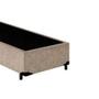 Imagem de Base Box Blindado Solteiro Extremo Reforçado HomeQueen Suede Bege 40x88x188