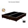 Imagem de Base Box Cama Queen Madeira Resistente Marrom