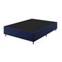 Imagem de Base Box Casal 25cm x 1,88m x 1,38m Treviso Liso Turkey Azul