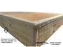 Imagem de Base Box Casal Blindado Suede Cinza