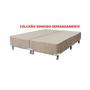 Imagem de Base Box Casal King Bipartido Castor Premium Bege 193x203