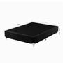 Imagem de Base Box Casal Montreal Preto 138x188x37