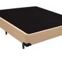 Imagem de Base Box Casal Sintético HomeQueen Bege 40x138x188