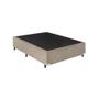 Imagem de Base Box Casal Suede Bege - 42x138x188