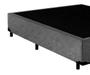 Imagem de Base Box Casal Suede Cinza 38x138x188 - Fabrica de Tudo